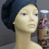 Blue Linen Chef Hat
