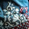 Damask Checkered Linen Apron - Image 3