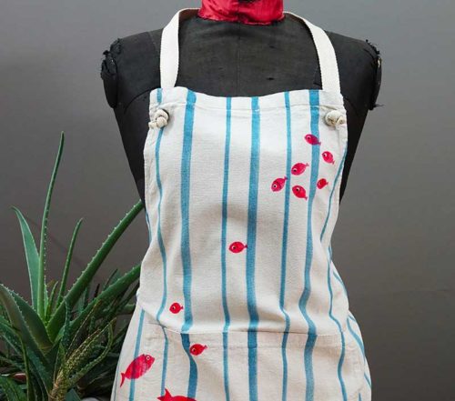 Apron-cotton-stipes-goldfish