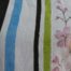Grembiule canapa righe fiori1