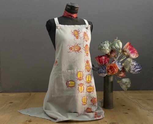 Yellow beetle apron