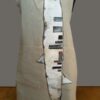 Raw linen kitchen apron barracuda