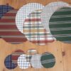 Sottopiatti carta tartan R