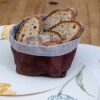 Cestino pane lino pelle 3